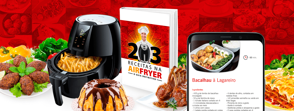 203 Receitas para Airfyer - Ebook